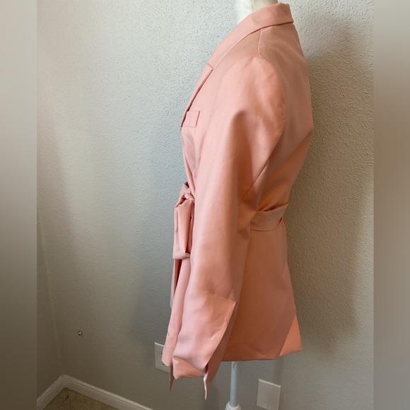 NWT Maggie Marilyn Salmon Pink Just Getting Started Blazer Size 10 - Picture 5 of 16